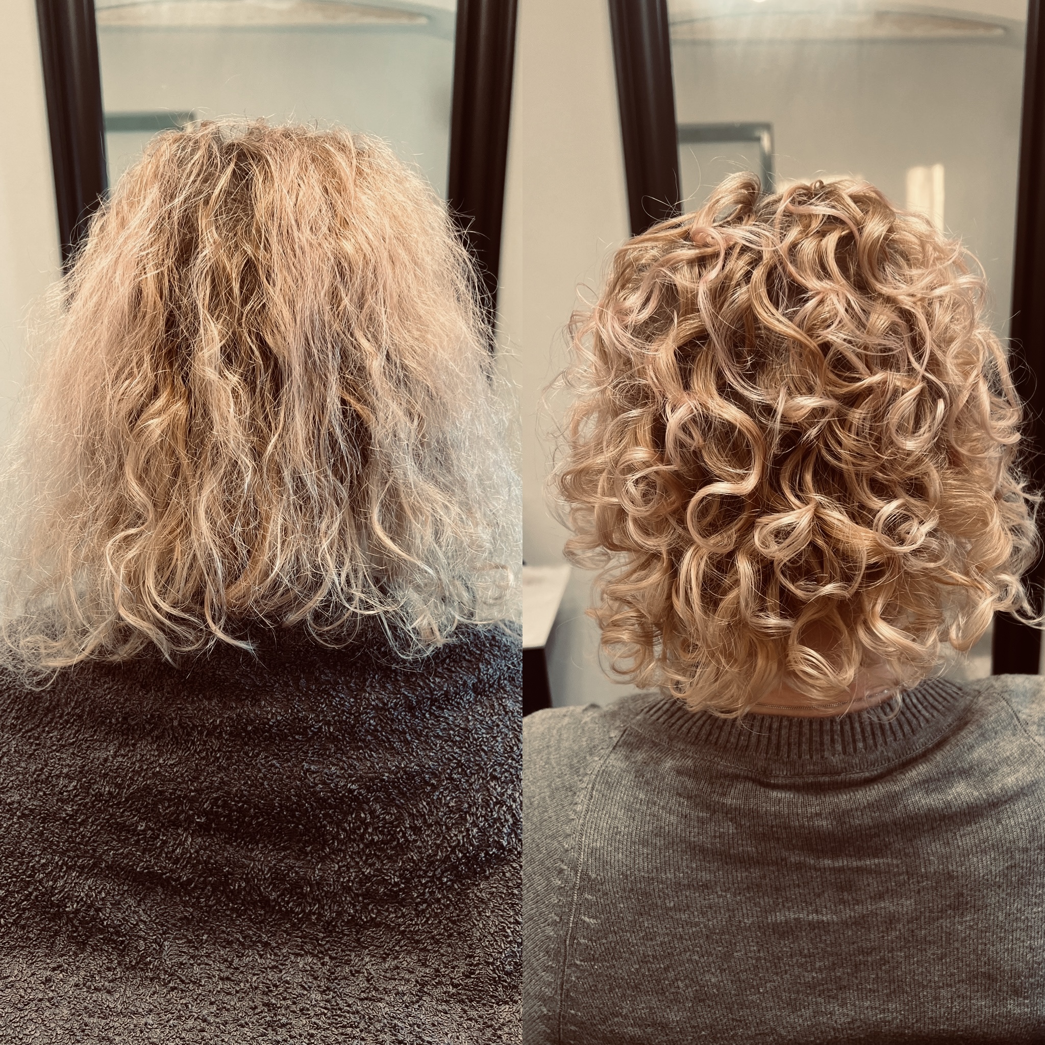 Péče o blond kudrnaté vlasy