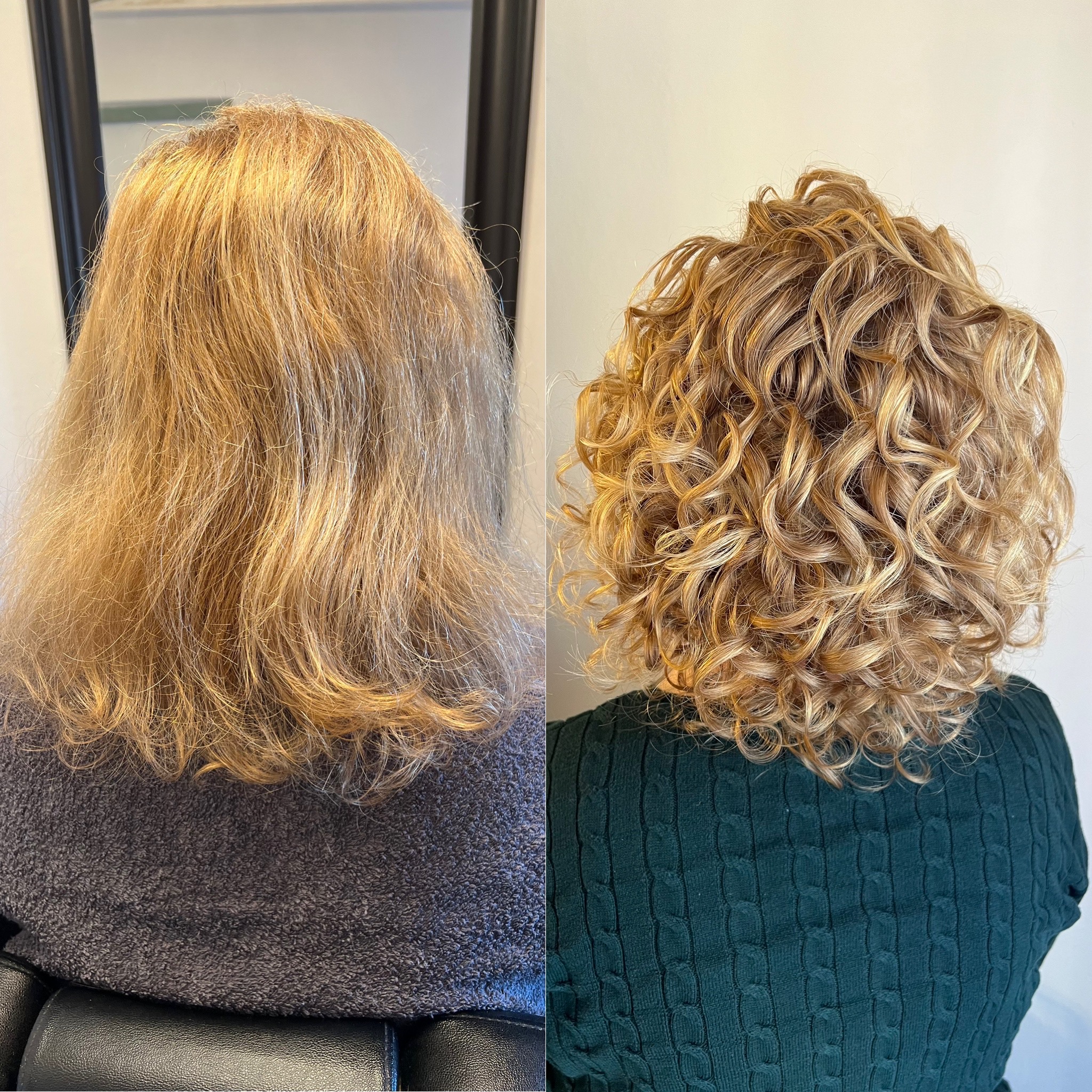 Péče o blond vlnité vlasy