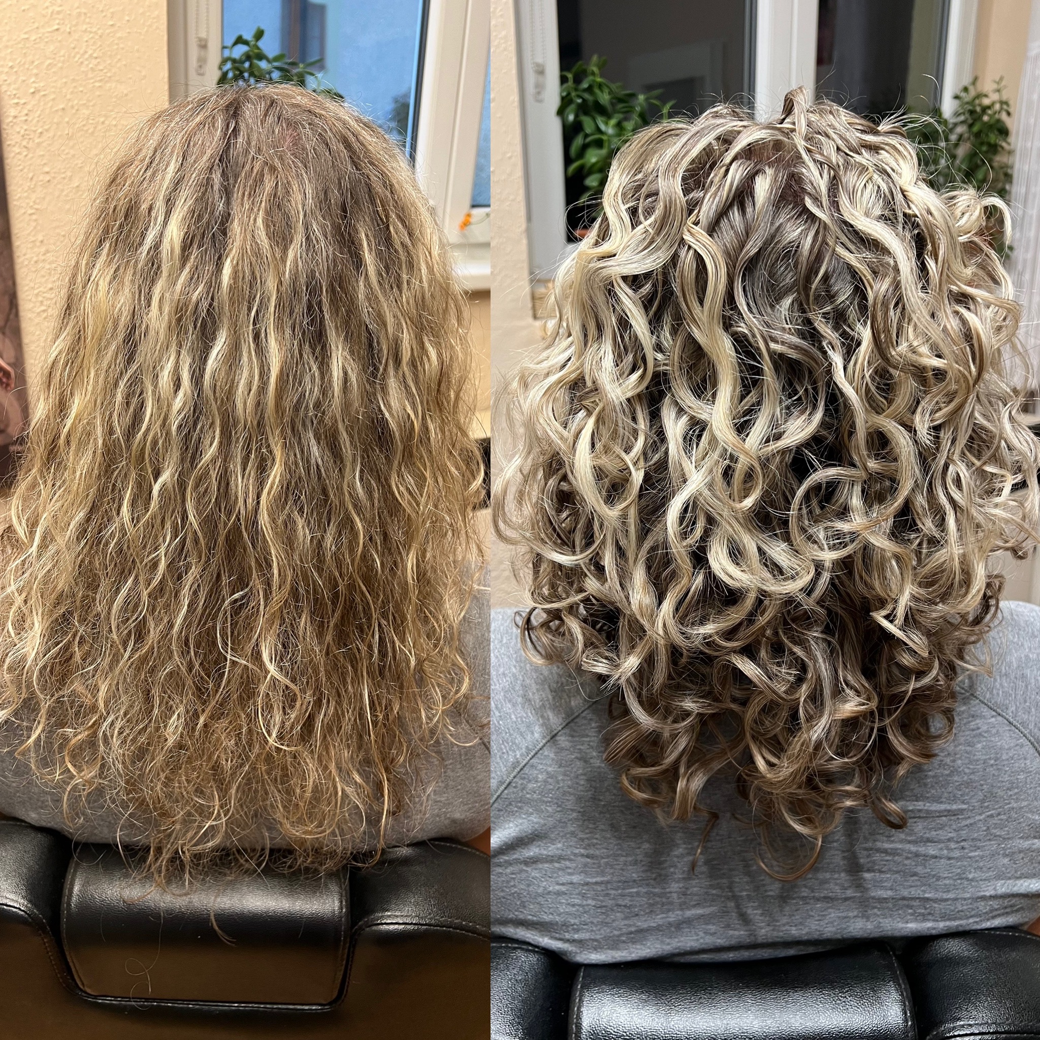 Vlnité melírované vlasy